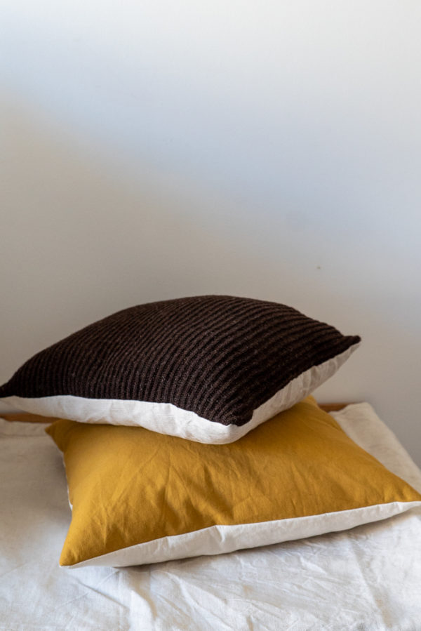 la vie moderne studio textile made in france coussins fabrication francaise rembourrage laine francaise
